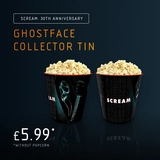 Scream collectible popcorn bucket
