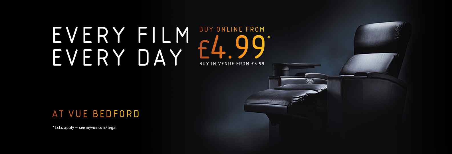 Vue Bedford | Every Film, Every Day from £4.99