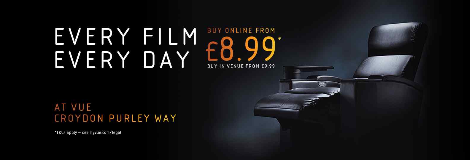 Vue Croydon Purley Way Recliner Cinema VUE