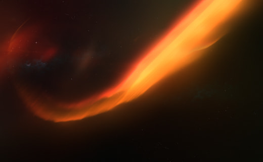 Orange aura