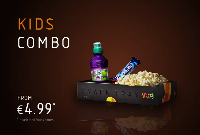 Kids Combo Boxes - Fruit Shoot, popcorn and small treat bar - from €4.99 in Irish Vue sites