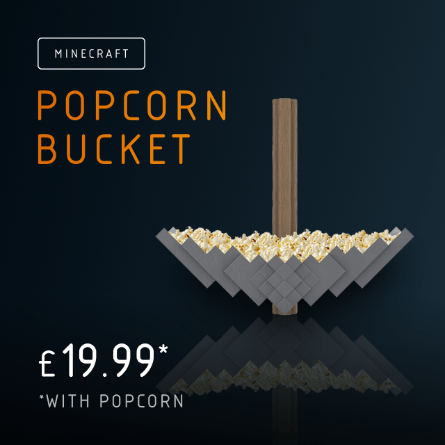 Vue Minecraft Popcorn Bucket