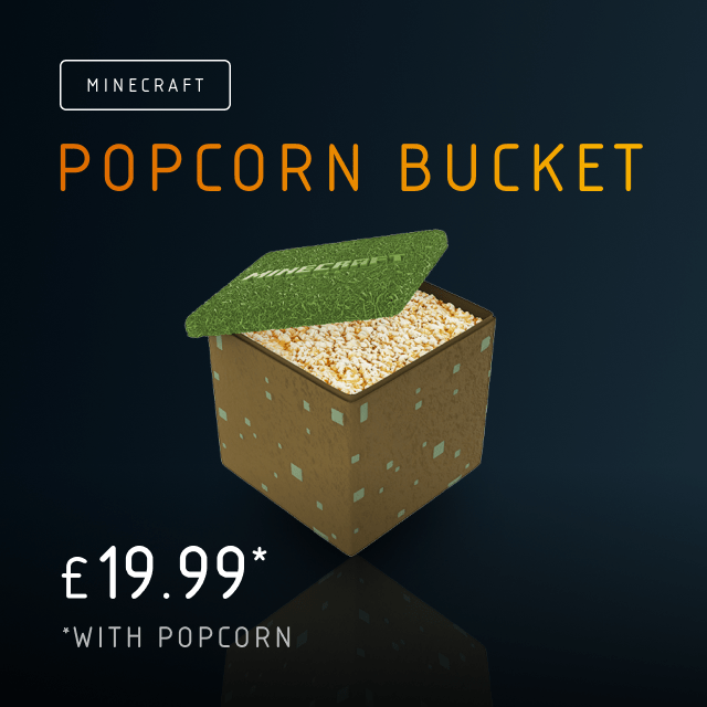 Vue Minecraft Popcorn Bucket