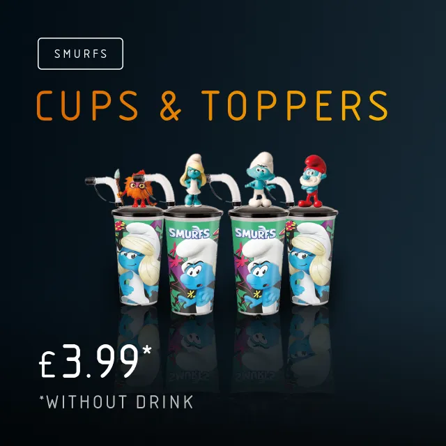 Smurfs Cups and Toppers