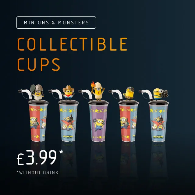 Minions & Monsters Collectible Cups Merchandise Exclusive at Vue