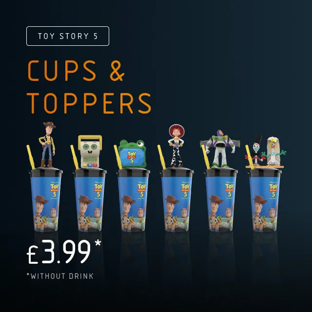 Top Story 5 Cups and Toppers Merchandise at Vue