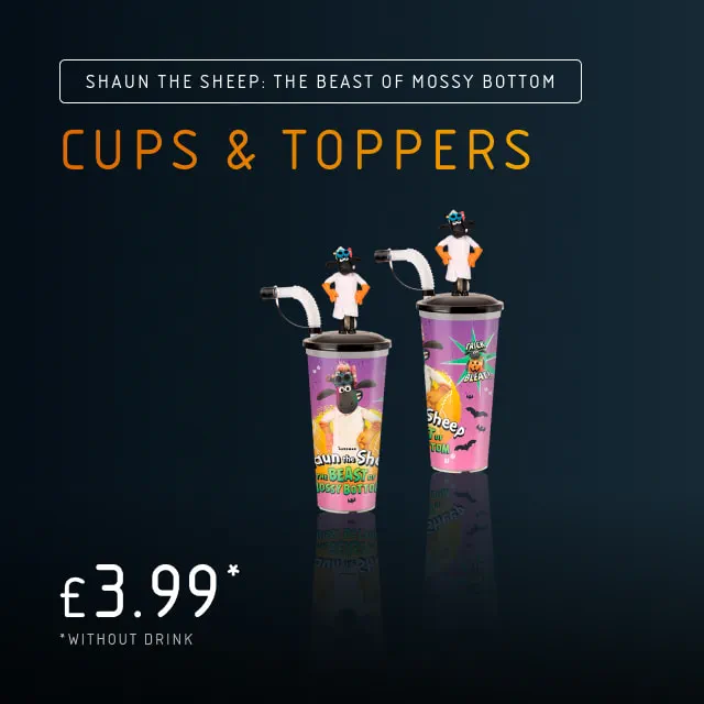 Shaun the Sheep The Beast of Mossy Bottom Cups and Toppers Merchandise