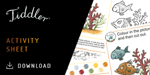 Tiddler Colouring Sheet
