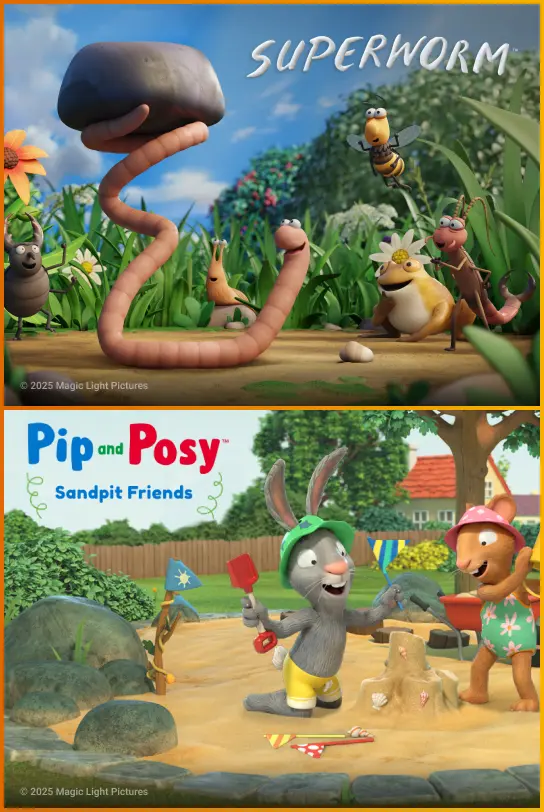 Pip and Posy Sandpit Friends & Superworm