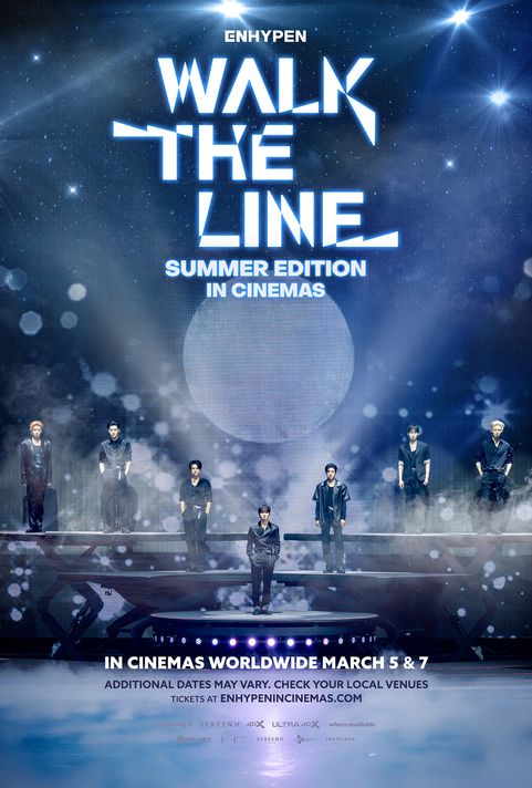 ENHYPEN WALK THE LINE POP-UP LA ジェイク ENHYPEN WALK THE LINE SUMMER EDITION IN CINEMAS | Vue Cinema Times